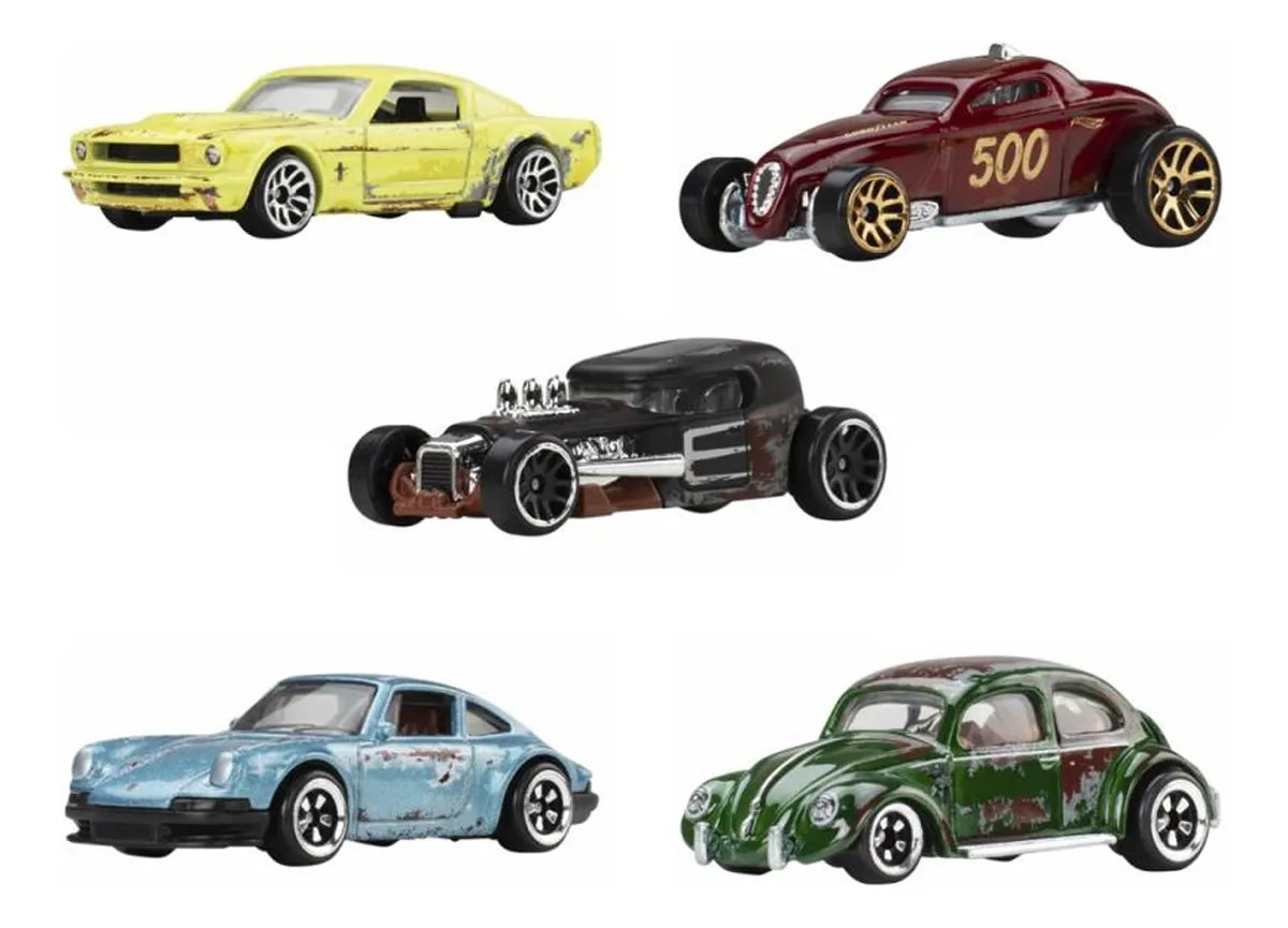 Hot Wheels Silver Series 1:64 Set Completo Vintage Club HRT81 Mattel