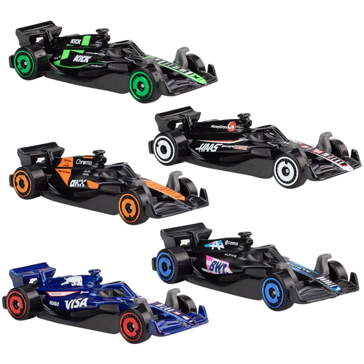 Hot Wheels Pack 5 Fórmula 1 2024