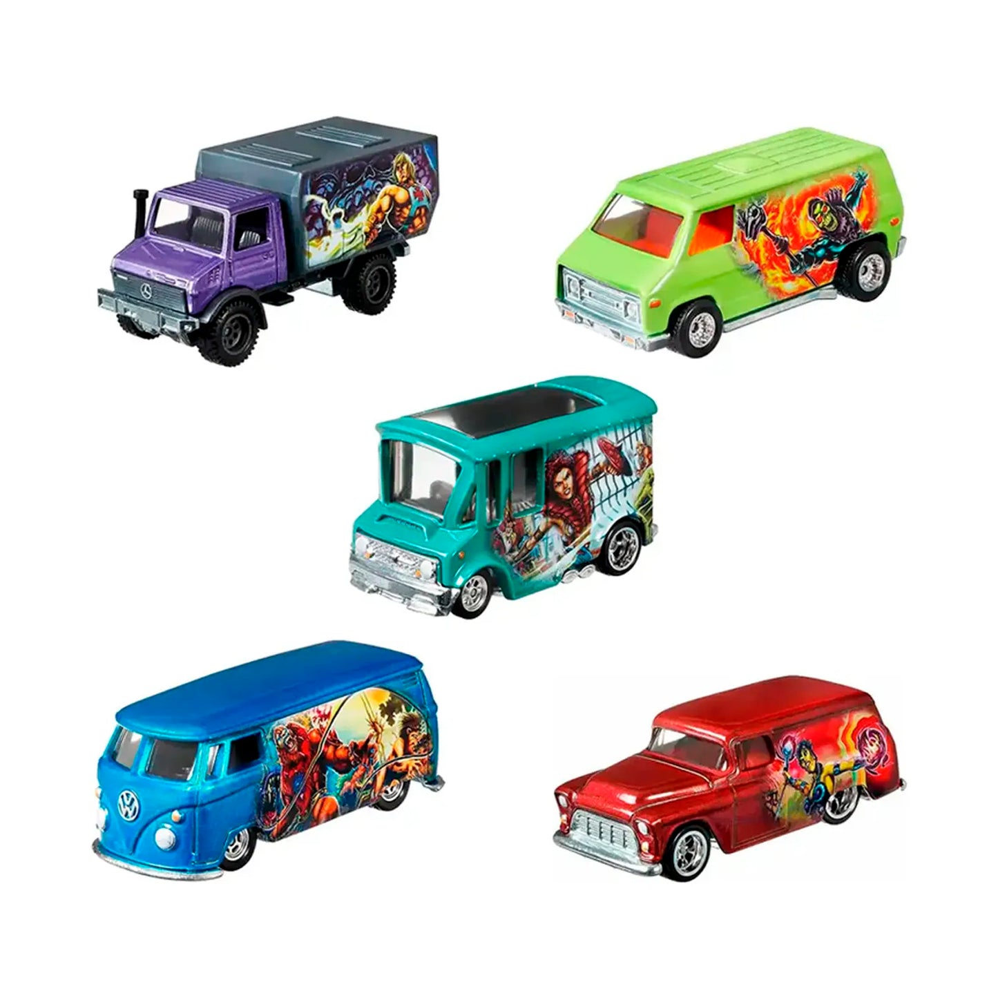 Hot Wheels 1:64 Set Masters Of The Universe Pop Culture 2021 DLB45 Mattel