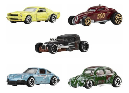 Hot Wheels Silver Series 1:64 Set Completo Vintage Club HRT81 Mattel