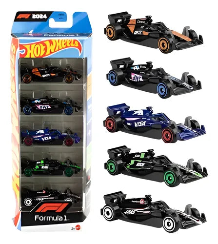 Hot Wheels Pack 5 Fórmula 1 2024