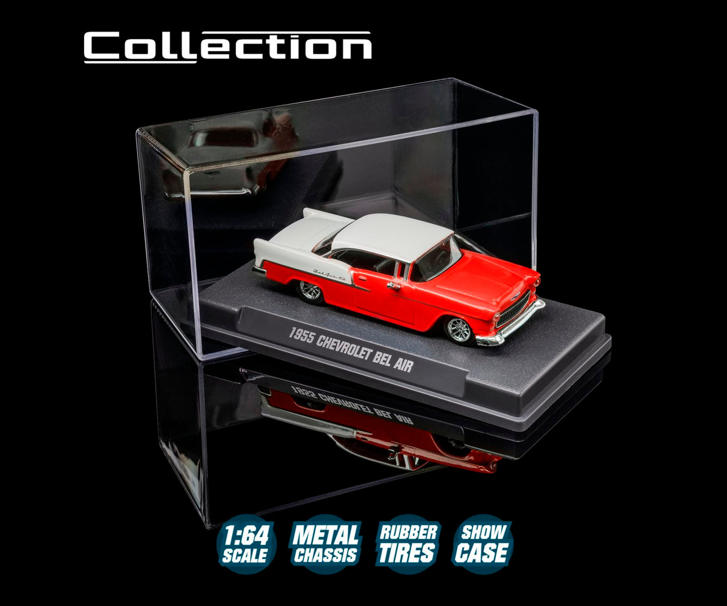 Majorette Collection 1:64 1955 Chevrolet Bel Air 1013