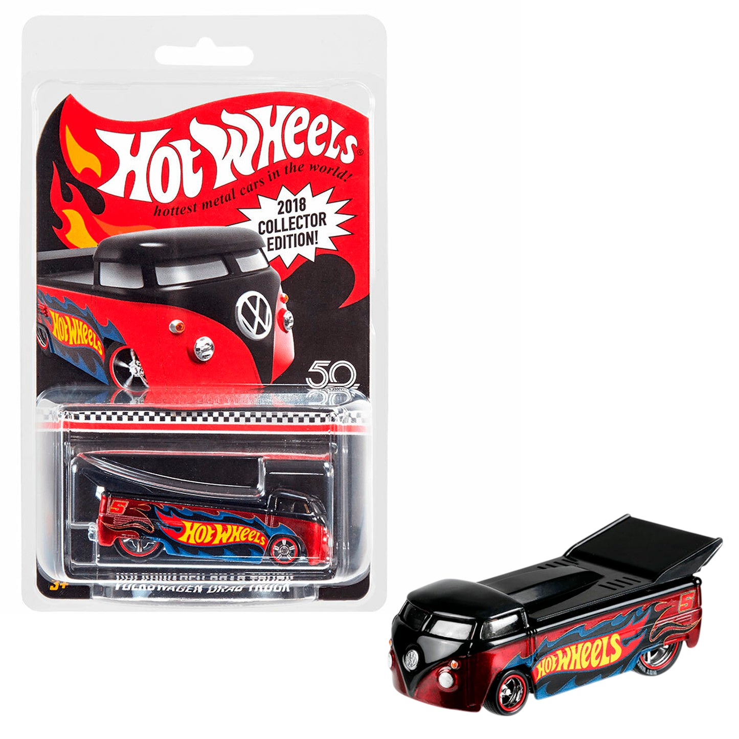 Hot Wheels Collectors 2018 Volkswagen Drag Truck FKF91