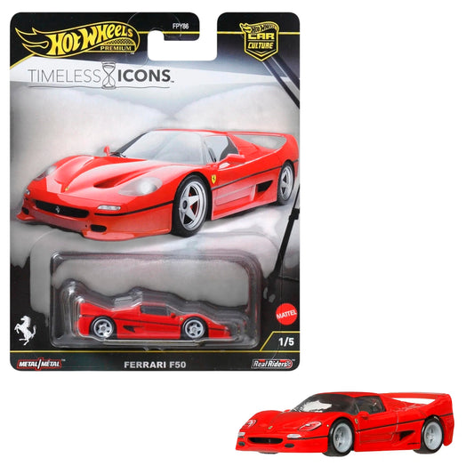 Hot Wheels Premium 1:64 Timeless Icons Ferrari F50 JBK56 Mattel