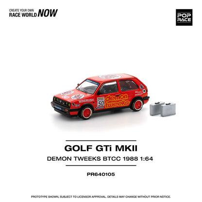 Pop Race 105 Golf GTI MK2 Demon Tweeks BTCC 1988