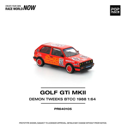Pop Race 105 Golf GTI MK2 Demon Tweeks BTCC 1988