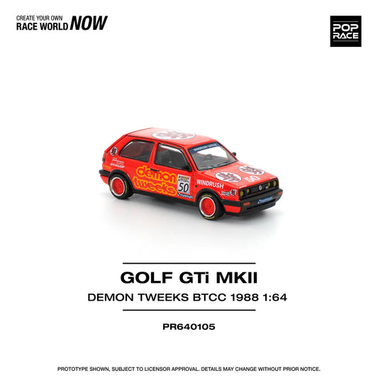 Pop Race 105 Golf GTI MK2 Demon Tweeks BTCC 1988