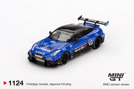 Mini GT 1124 LB-Silhouette WORKS GT NISSAN 35GT-RR Ver.2 Blue