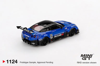 Mini GT 1124 LB-Silhouette WORKS GT NISSAN 35GT-RR Ver.2 Blue
