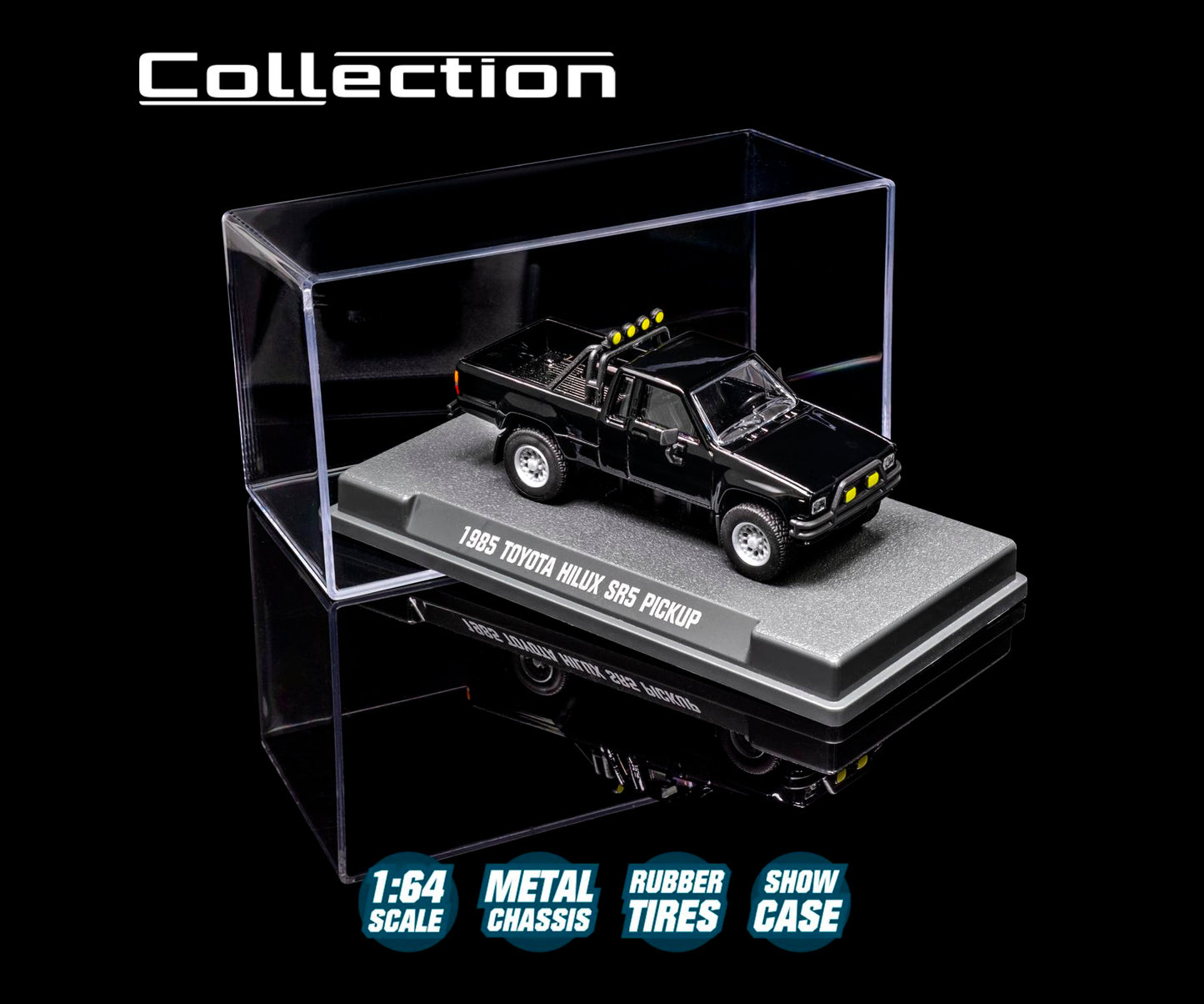 Majorette Collection 1:64 1985 Toyota Hilux SR5 Pickup 1016