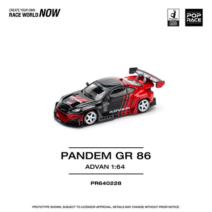 Pop Race 228 Pandem GR86 Advan