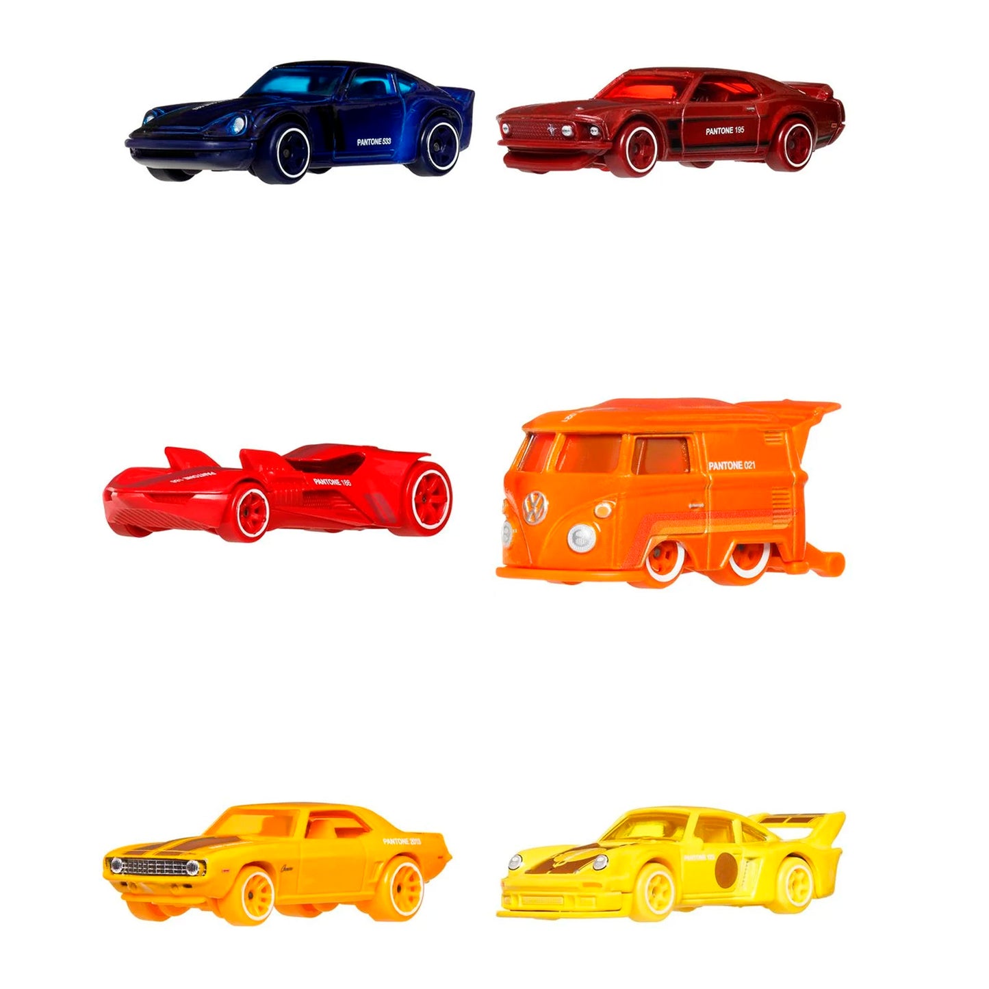 Hot Wheels Silver Series 1:64 Set Completo Pantone JKY47 Mattel