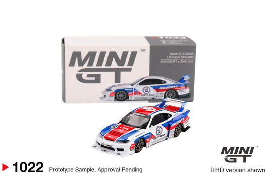 Mini GT 1022 Nissan LB-Super Silhouette S15 SILVIA GARASIDRIFT x LBWK 2025