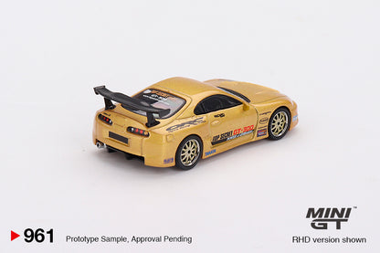Mini GT 961 Toyota Supra (A80) GT-300 Top Secret Gold